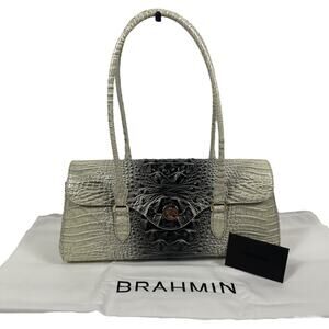 Brahmin Dayan Leather Shoulder Bag Everlasting Ombre Melbourne East West Bag